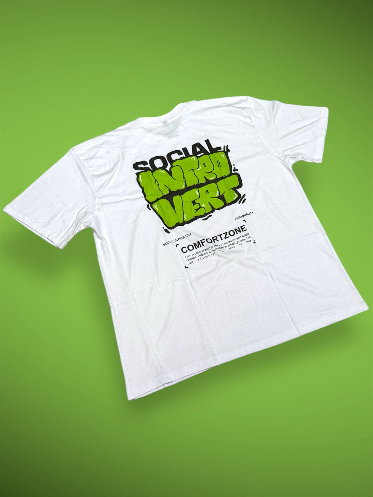 Social Introvert Oversized Tshirt